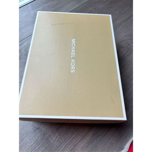 Michael Kors tupe tan heels Elena platform leather size 7.5 - Picture 7 of 7